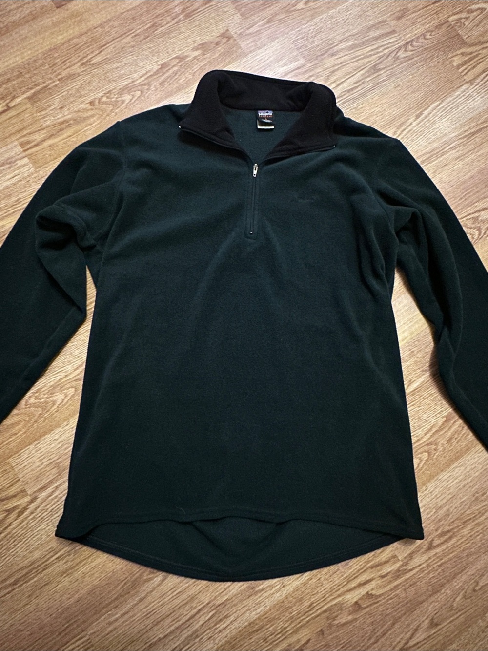 PATAGONIA Men's Deep Green Fleece Pullover Sweater Large